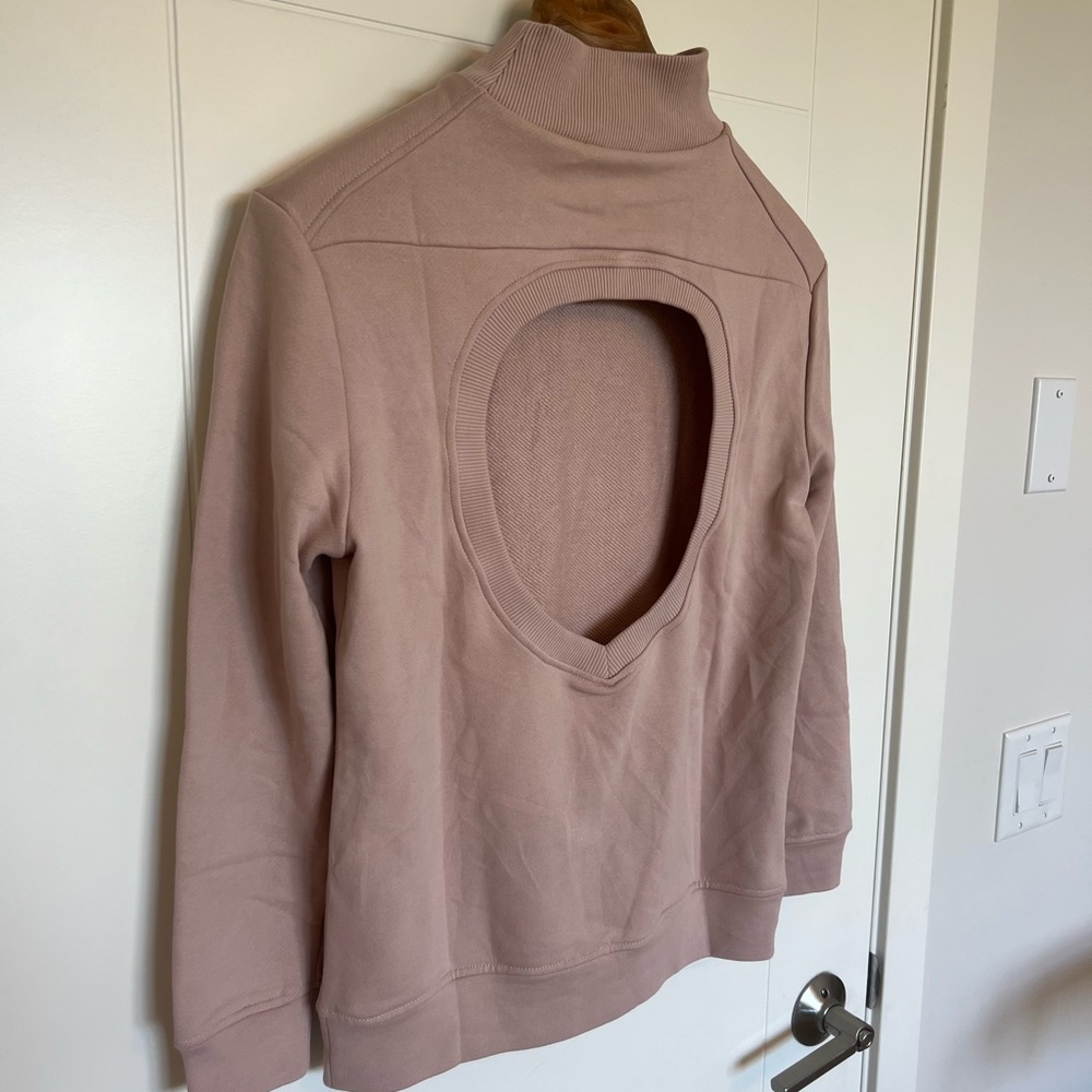 Varley Pink Rochester Sweatshirt (size small) - Picture 4 of 4